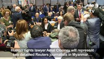 Amal Clooney to defend Reuters journalists held in Myanmar