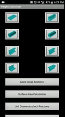 best mobile app for Fabrication weight calculation