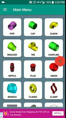 best mobile app for Pipes,Flanges and fitting dimensions as per ASME standards