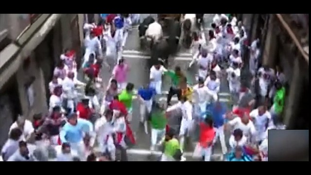 San Fermín 2017 Cuarto encierro Pamplona NAVARRA A CAMARA LENTA QUE BONITO Y ESPECTACULAR.