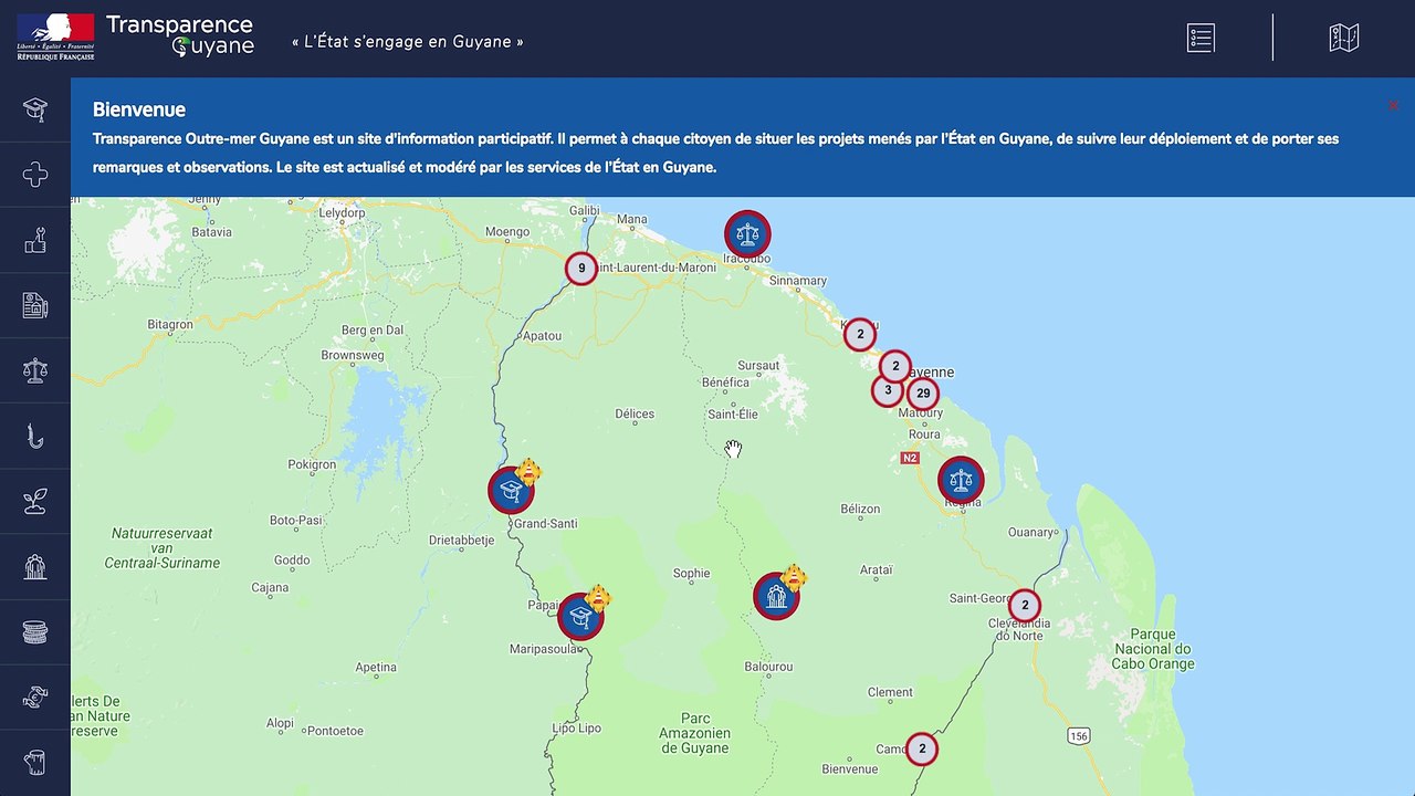 Transparenceoutremer-Guyane.gouv.fr est en ligne, Annick Girardin présente le site