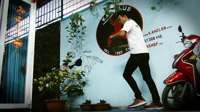 #Tricking. Cork crew skill. KANCLUB côn nhị khúc