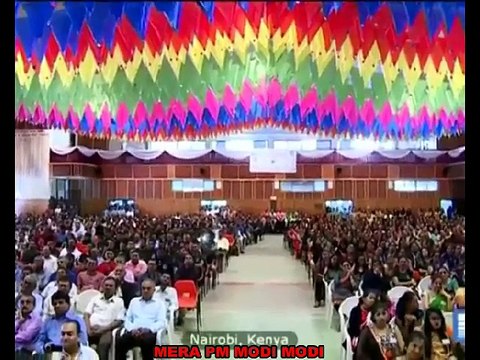Prime Minister Narendra Modi addresses the Shree Kutchi Leva Patel Samaj in Nairobi via Video Conferenc
