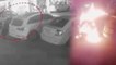 Caught on cam: Audi car set ablaze by unidentified miscreants | Oneindia News