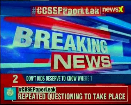 CBSE paper leak More than ten Whatsapp groups have been identified by the police