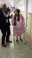 اللقطات الأولى للفنانة آمال فريد بعد خضوعها لعملية جراحية