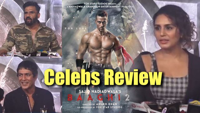 Baaghi 2 Celebs Review: Tiger Shroff | Disha Patani | Sunil Shetty | Huma Qureshi | FilmiBeat