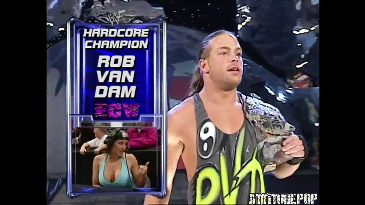 Chris Jericho Vs RVD - Stephanie McMahon On Commentary