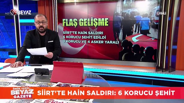 Siirt'te hain saldırı; 6 korucu şehit