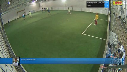 Faute de sebastien  - POMPIERS DE CHAUVIGNY Vs VINET - 29/03/18 20:00 - LIGUE 2 - Poitiers Game Parc