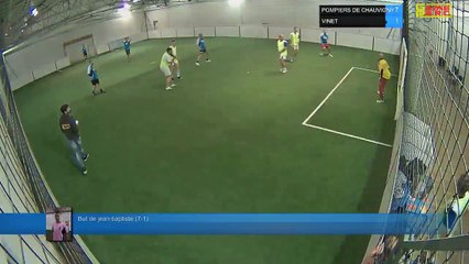 But de jean-baptiste (7-1) - POMPIERS DE CHAUVIGNY Vs VINET - 29/03/18 20:00 - LIGUE 2