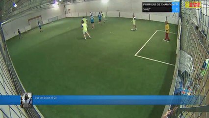 But de Brice (9-2) - POMPIERS DE CHAUVIGNY Vs VINET - 29/03/18 20:00 - LIGUE 2 - Poitiers Game Parc