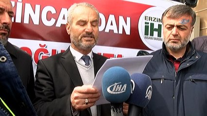 Erzincan’dan Doğu Guta’ya 80 bin TL değerinde yardım malzemesi gönderildi