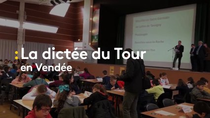 La dictée du Tour de France 2018 en Vendée