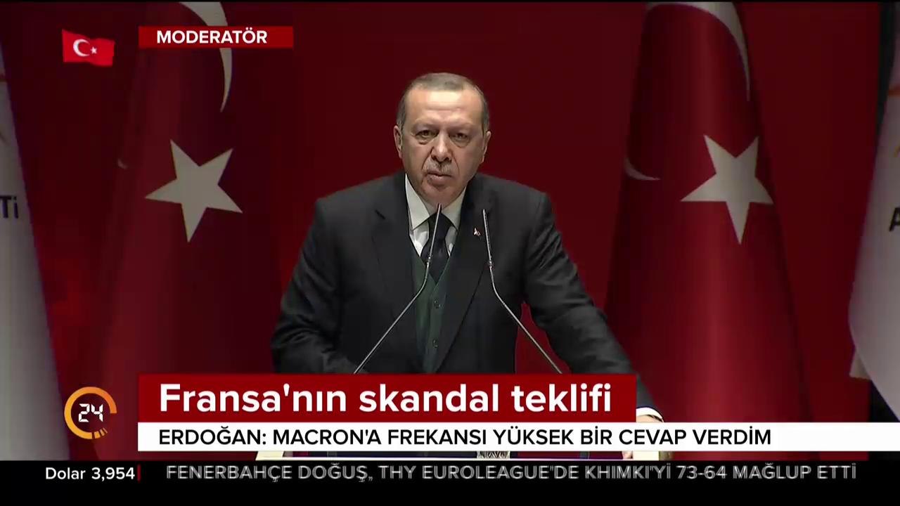 Macron'un kendisiyle konuştum, baktım garip garip şeyler söylüyor