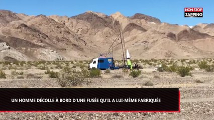 Pour prouver que la terre est plate, un homme décolle à bord de sa fusée artisanale (Vidéo)