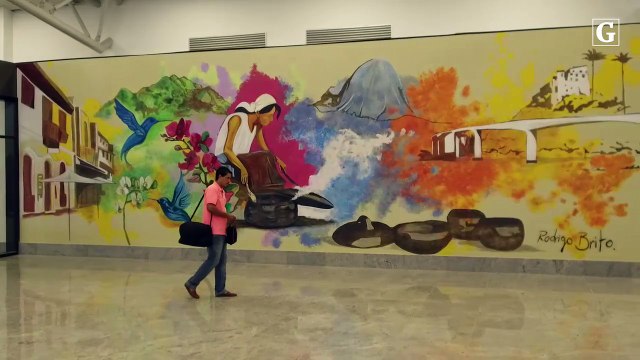 Visita ao terminal de passageiros do Novo Aeroporto de Vitória