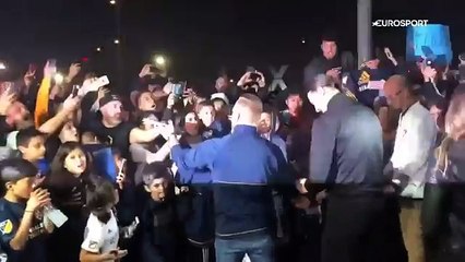 Zlatan Ibrahimovic accueilli en héros à Los Angeles