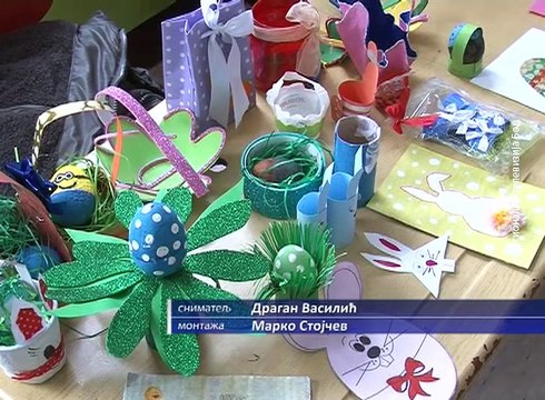 Tradicionalni Uskršnji vašar u OŠ Sveti Sava u Boru, 30. mart 2018. (RTV Bor)