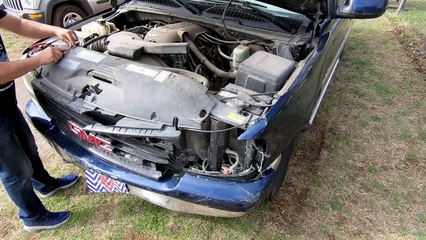 Picking up the Copart 2001 GMC Yukon + Teardown = UH OH!!!!