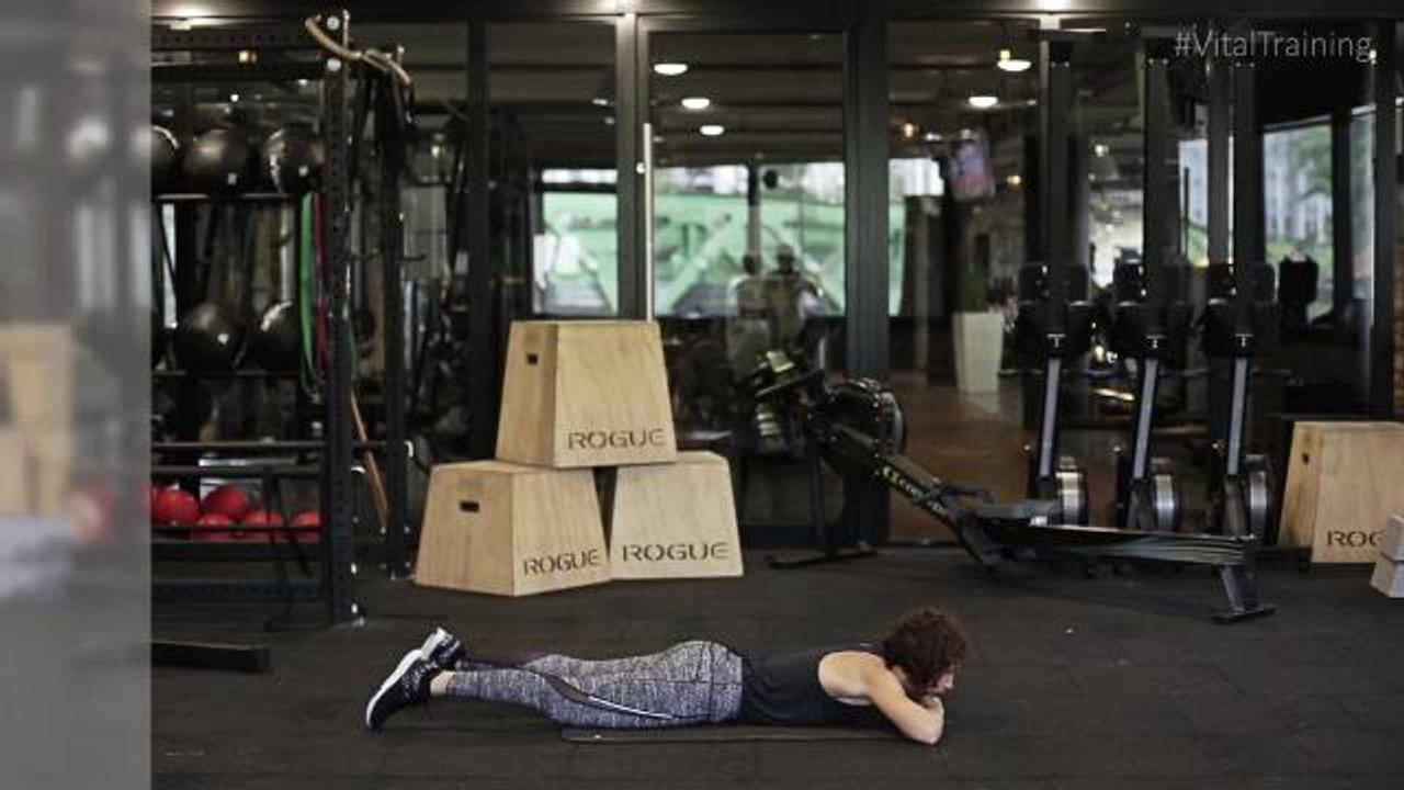 L'exercice du décollage poitrine et jambes_#Vit...