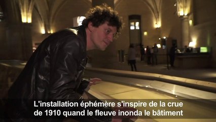 Paris: l'eau de la Seine "détournée" dans la Conciergerie