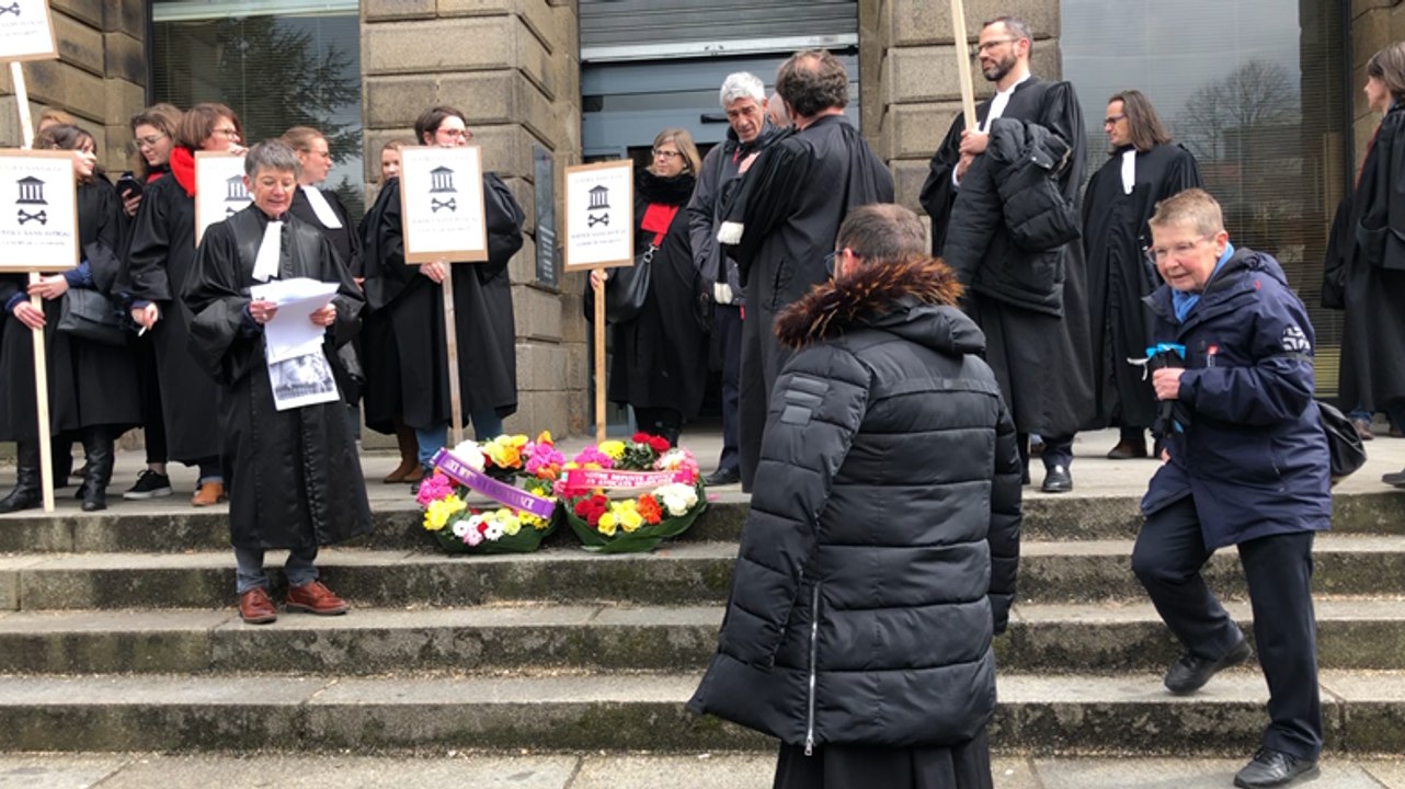 Magistrats, greffiers et avocats mobilisés contre la réforme de la justice