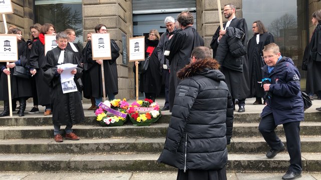 Magistrats, greffiers et avocats mobilisés contre la réforme de la justice