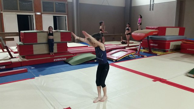 Vidéo des entraînements - Pauline flip décalé (Poussines/benjamines 1)