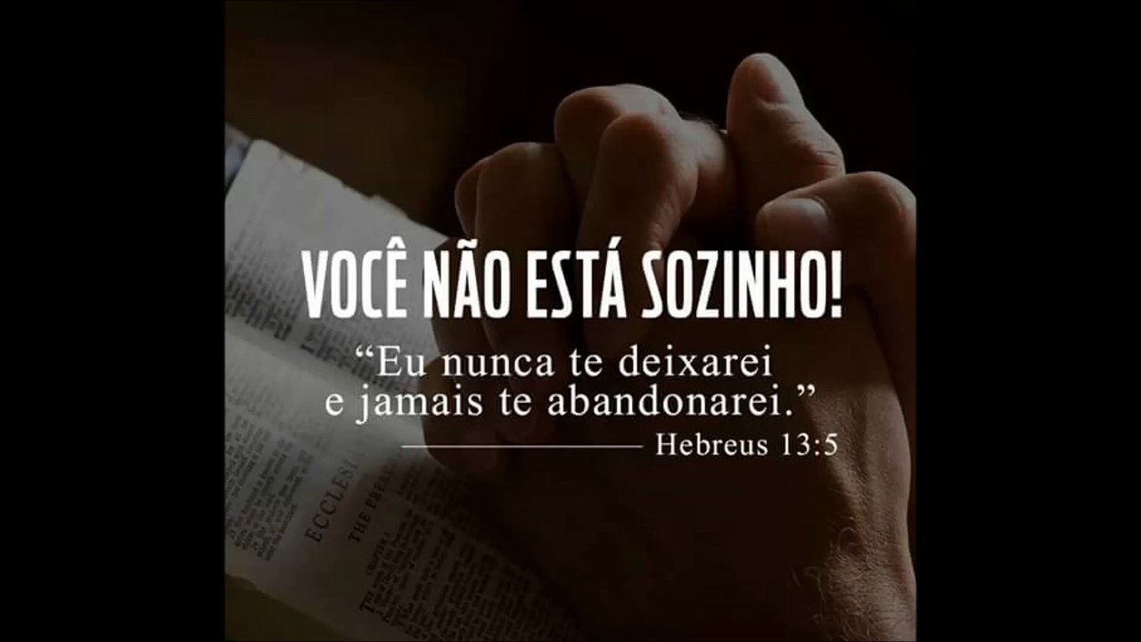 VOCÊ NÃO ESTÁ SOZINHO