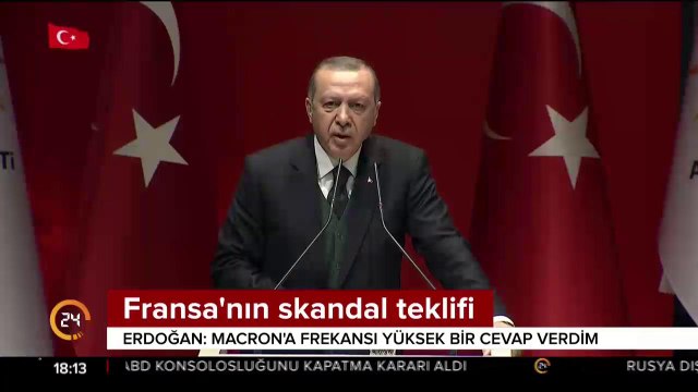 Macron'a haddini bildirdi