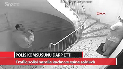 下载视频: Polis, kavga ettiği komşusuna silah çekti