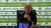 Ligue1-J31 / ▶ Le point presse d'Antoine Kombouaré avant Guingamp-Bordeaux.
