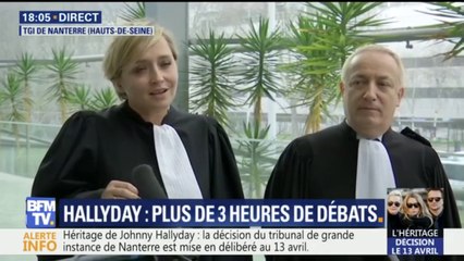 Selon l'avocate de David Hallyday, Laeticia "n'assume pas l'image que cette affaire renvoie d'elle"