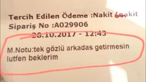 Eskişehir-Yemek Siparişi Veren Üniversiteliyi Döven Kurye Üzgünüm