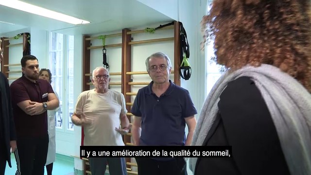 Visite de Laura Flessel à l'hôtel Dieu AP-HP dans le cadre de la stratégie nationale sport-santé