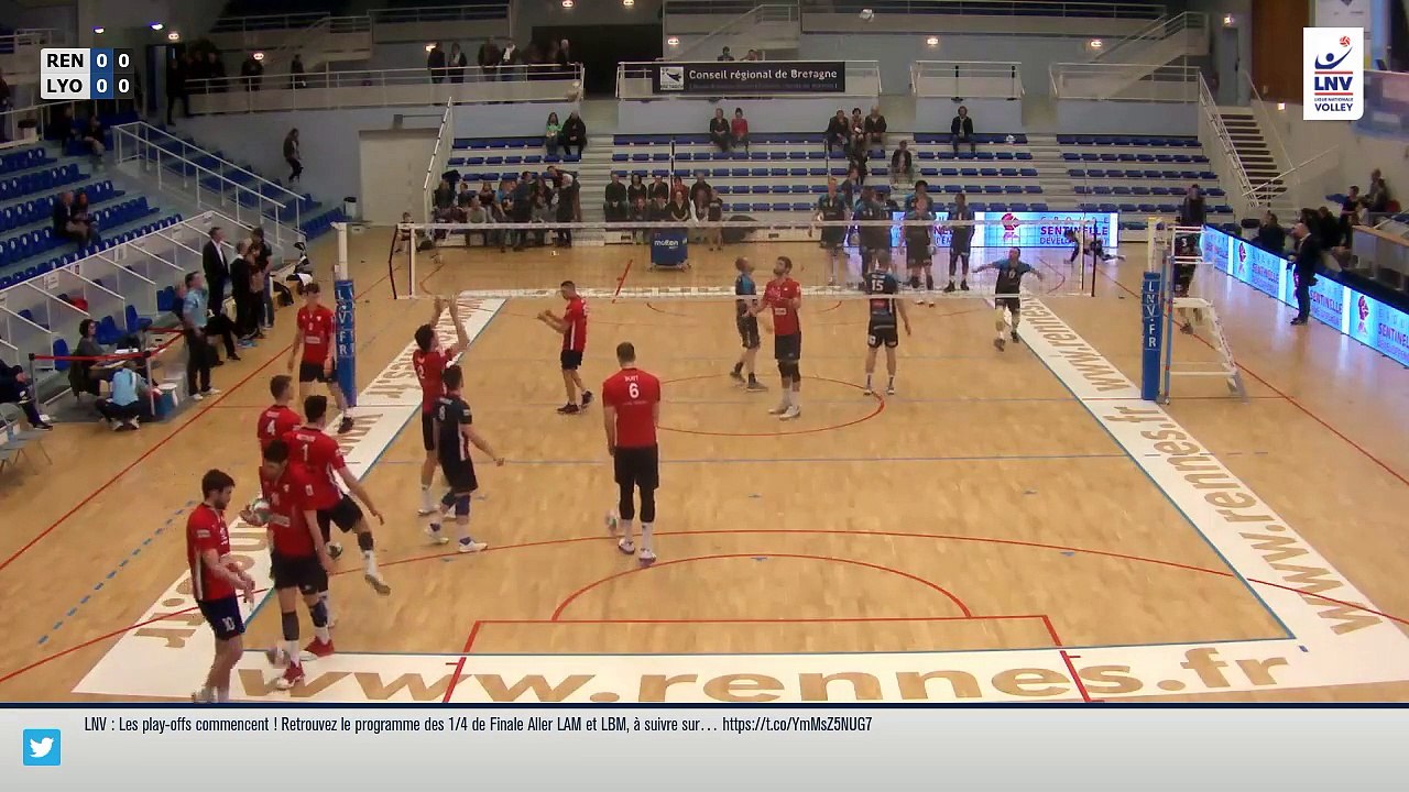 LBM : Rennes - Lyon (Quart de Finale Aller)