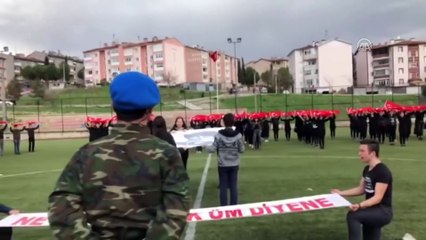 Öğrencilerden 'Tek Vatan' kareografisi - KARABÜK