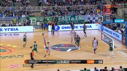 Ο Θανάσης Αντετοκούνμπο τρέλανε τους πάντες  με το ανάποδο κάρφωμα -  Παναθηναϊκός vs Βαλένθια - 30.03.2018