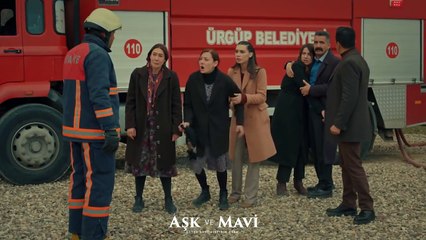 Aşk ve Mavi 59.Bölüm - Demirhan, yanan barakanın içinde mi?