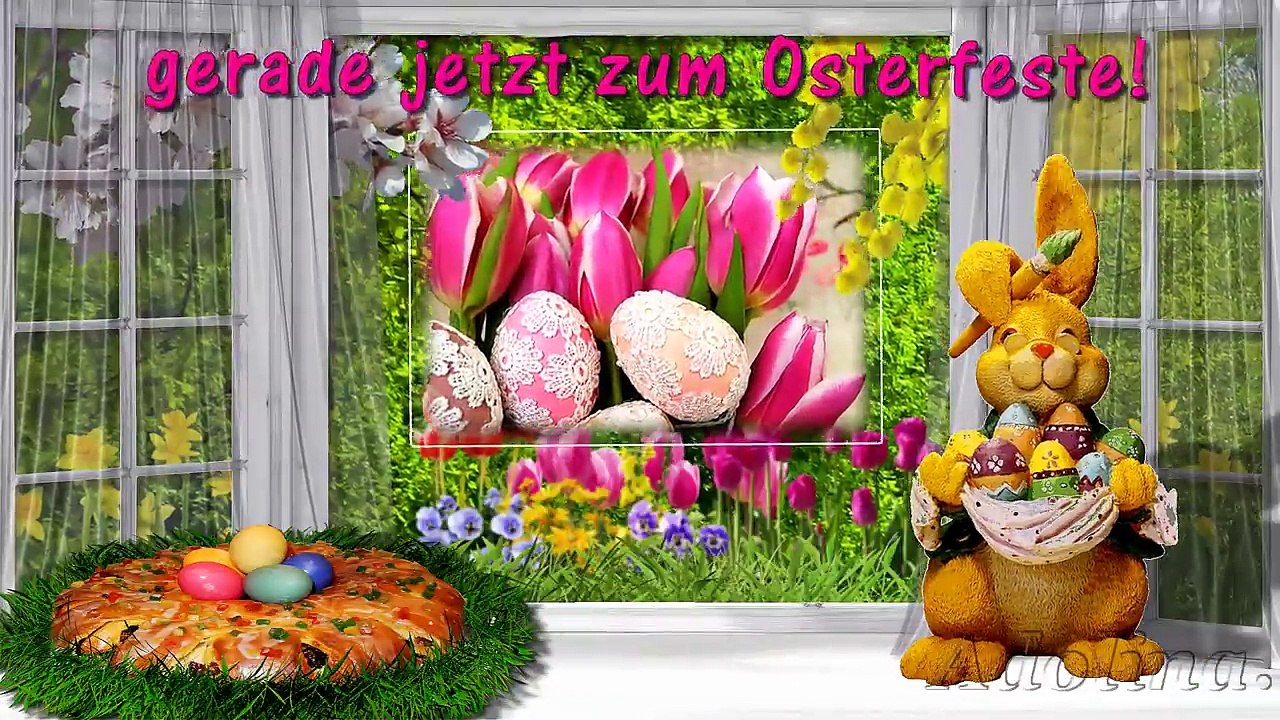 Frohe Ostern...Ich wünsche Frohe Ostern...Osterngruß für dich..