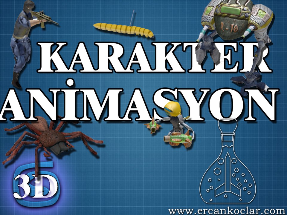 www.ercankoclar.com -Karakter Animasyon Çalışmalarım