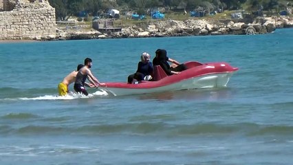 Mersin'de deniz keyfi