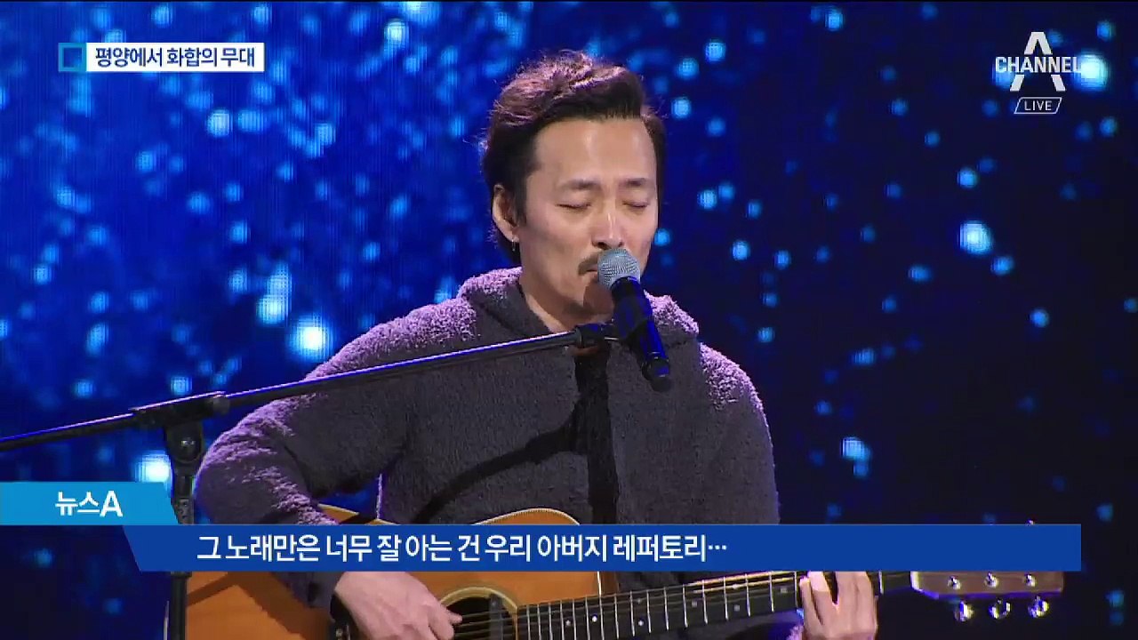 13년 만에 평양서 화합의 무대…“우리는 하나” 강조