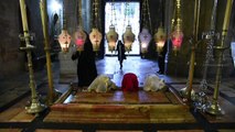 Jérusalem: célébration de Pâques à l'église du Saint-Sépulcre