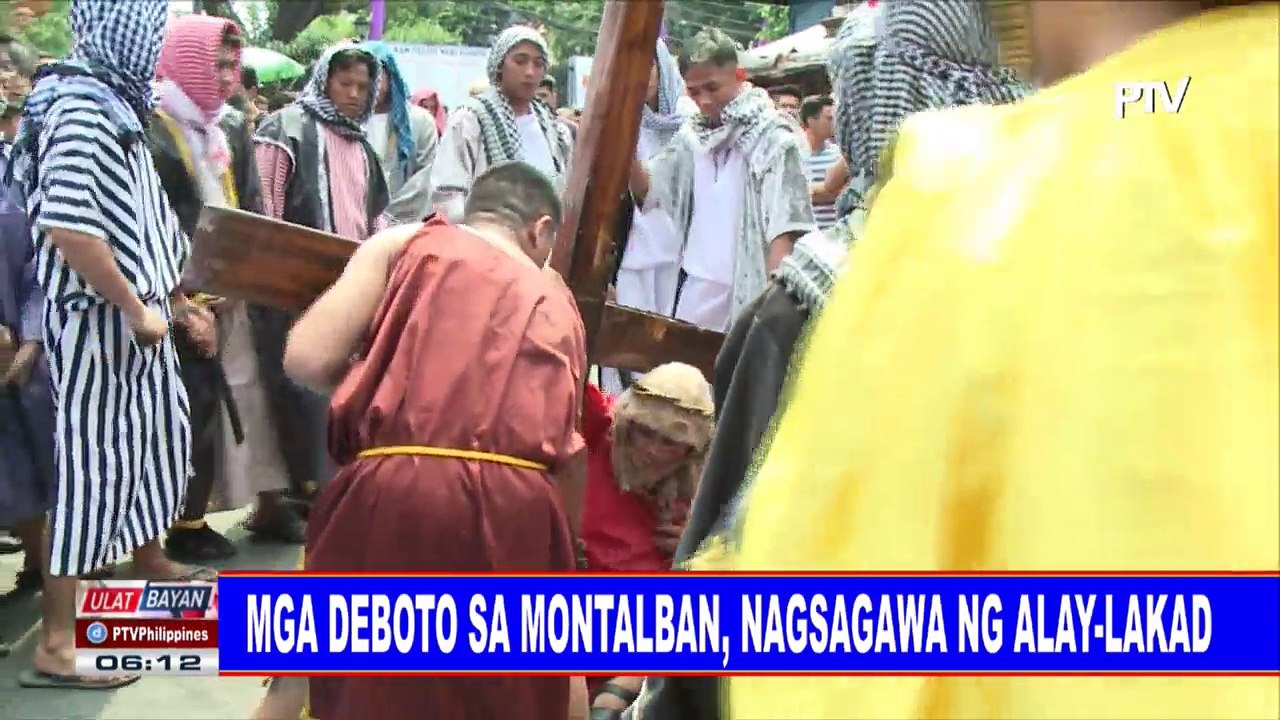 Mga deboto sa Montalban, nagsagawa ng alay-lakad