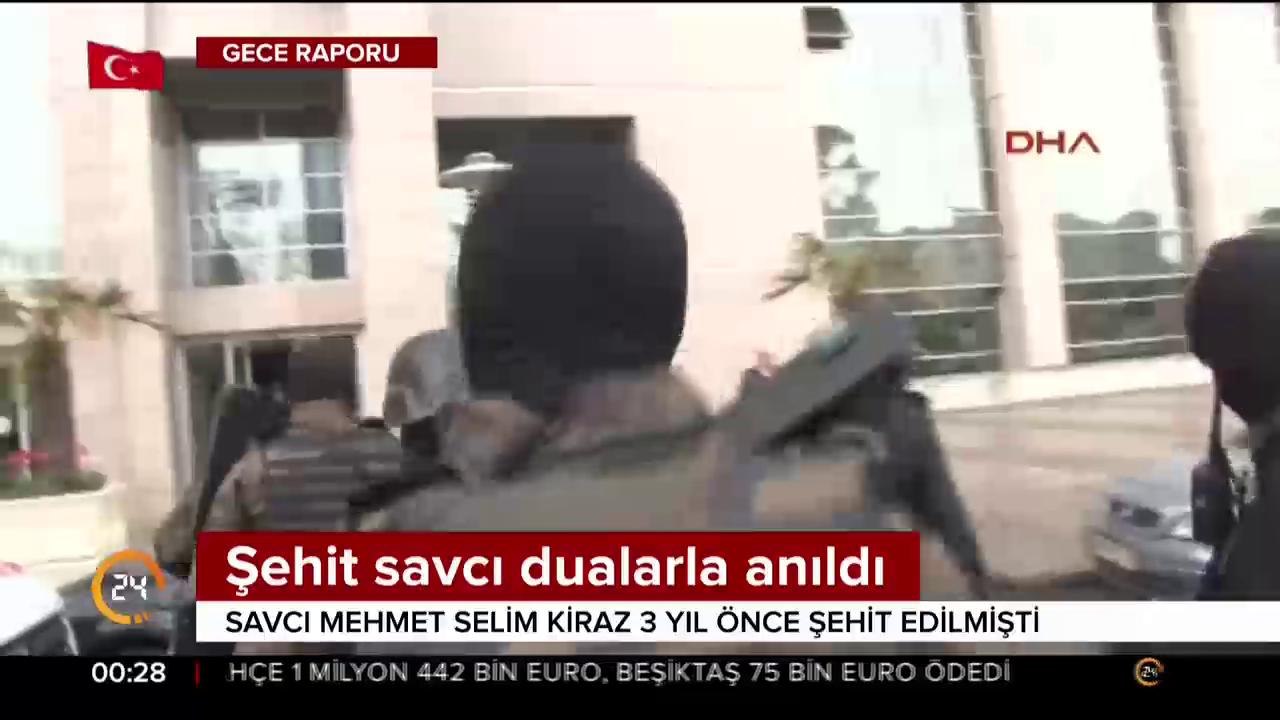 Şehit savcı dualarla anıldı