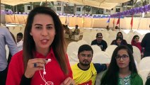 Soniya Shehzad reporting live from National Stadium parking area where supporters are chanting for their teams#PSL2018 #PSLFinalinKarachi