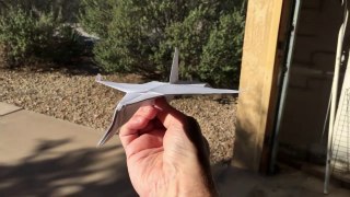 Paper Airplane Vigilante test flight