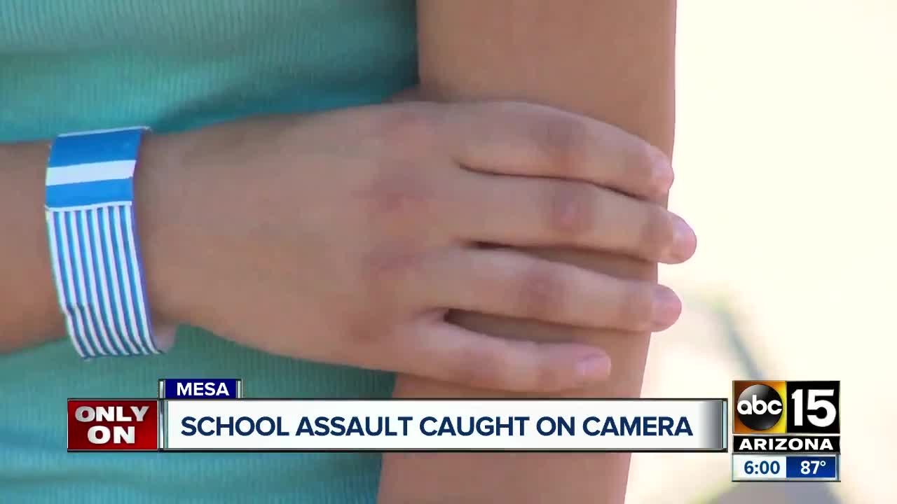 Mesa school assault caught on camera